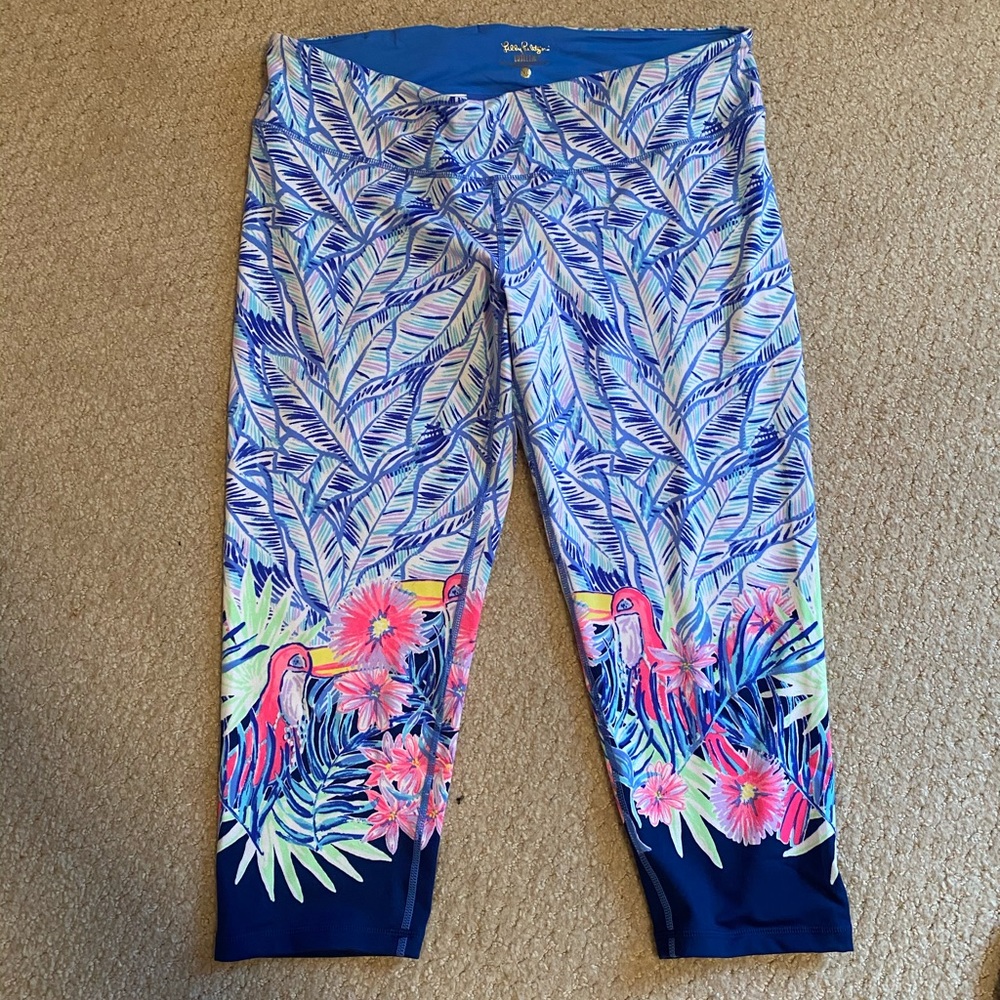Lilly Pulitzer Luxletic cropped leggings XL